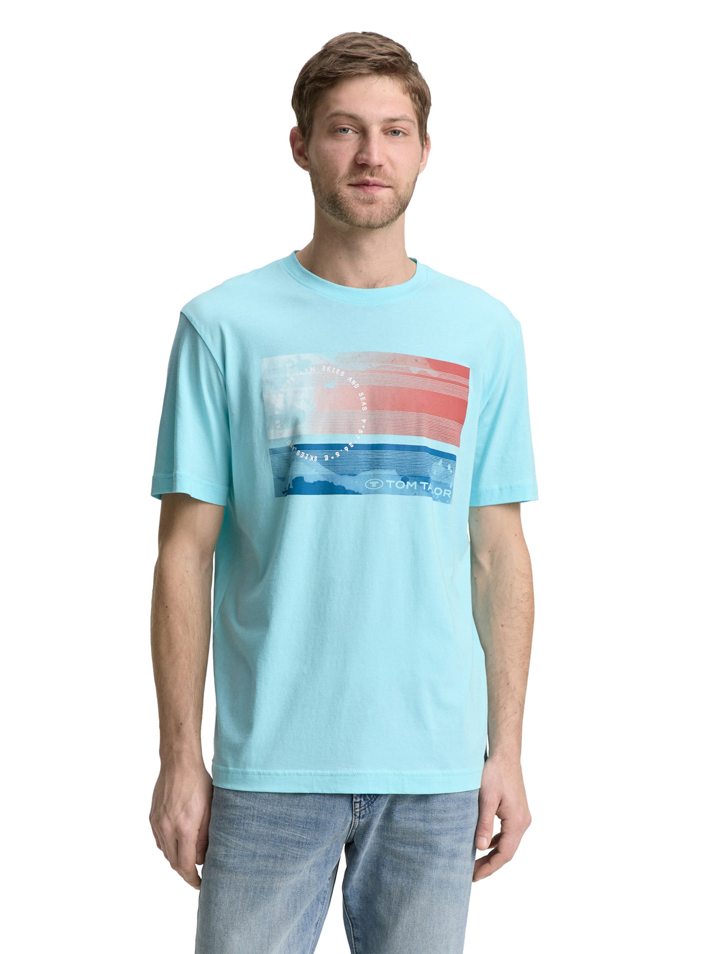 TOM TAILOR Футболка в Синий: спереди