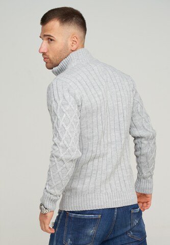 CARISMA Knit Cardigan 'ELIJA' in Grey