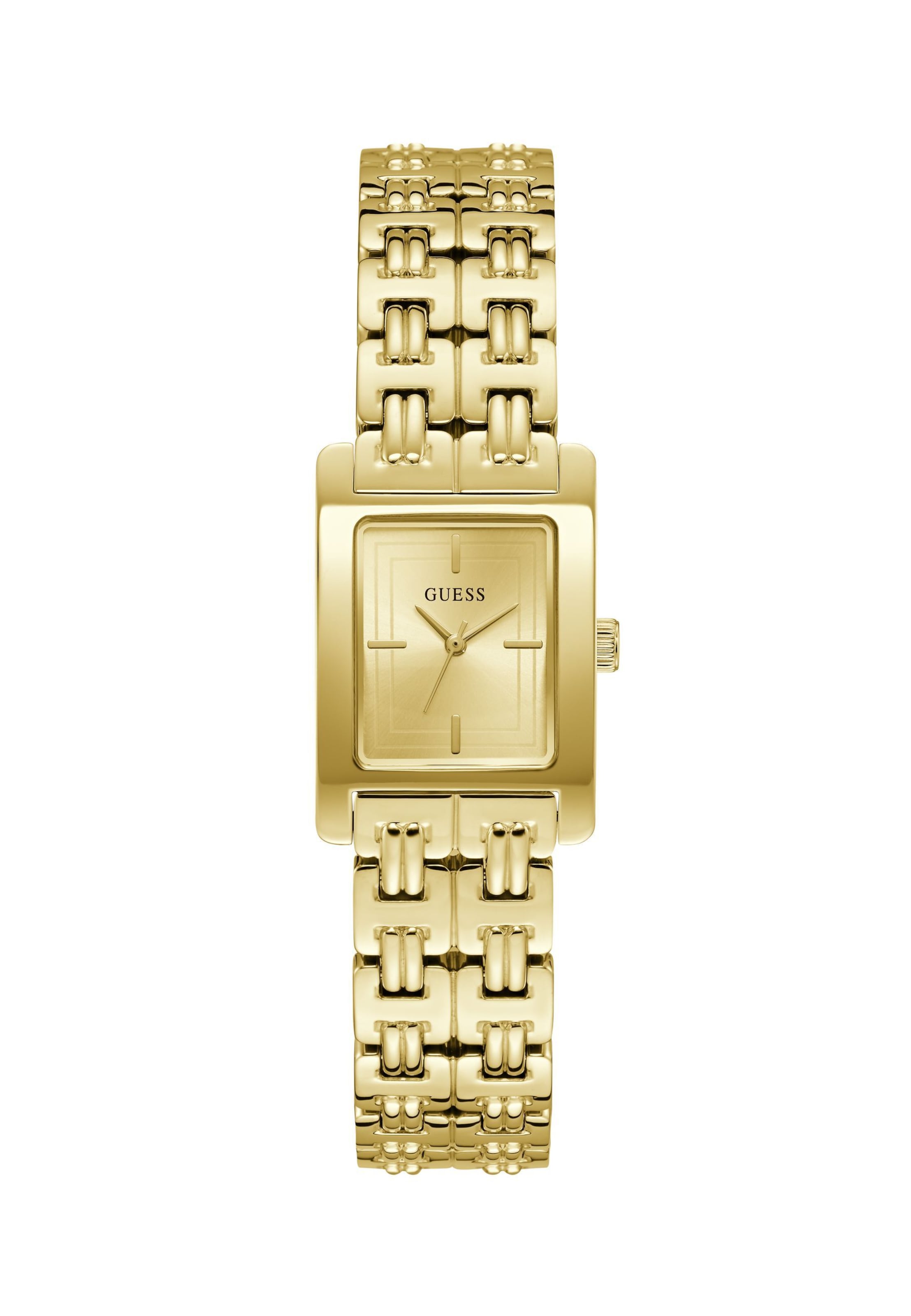 GUESS Analoguhr in Gold: Vorderseite