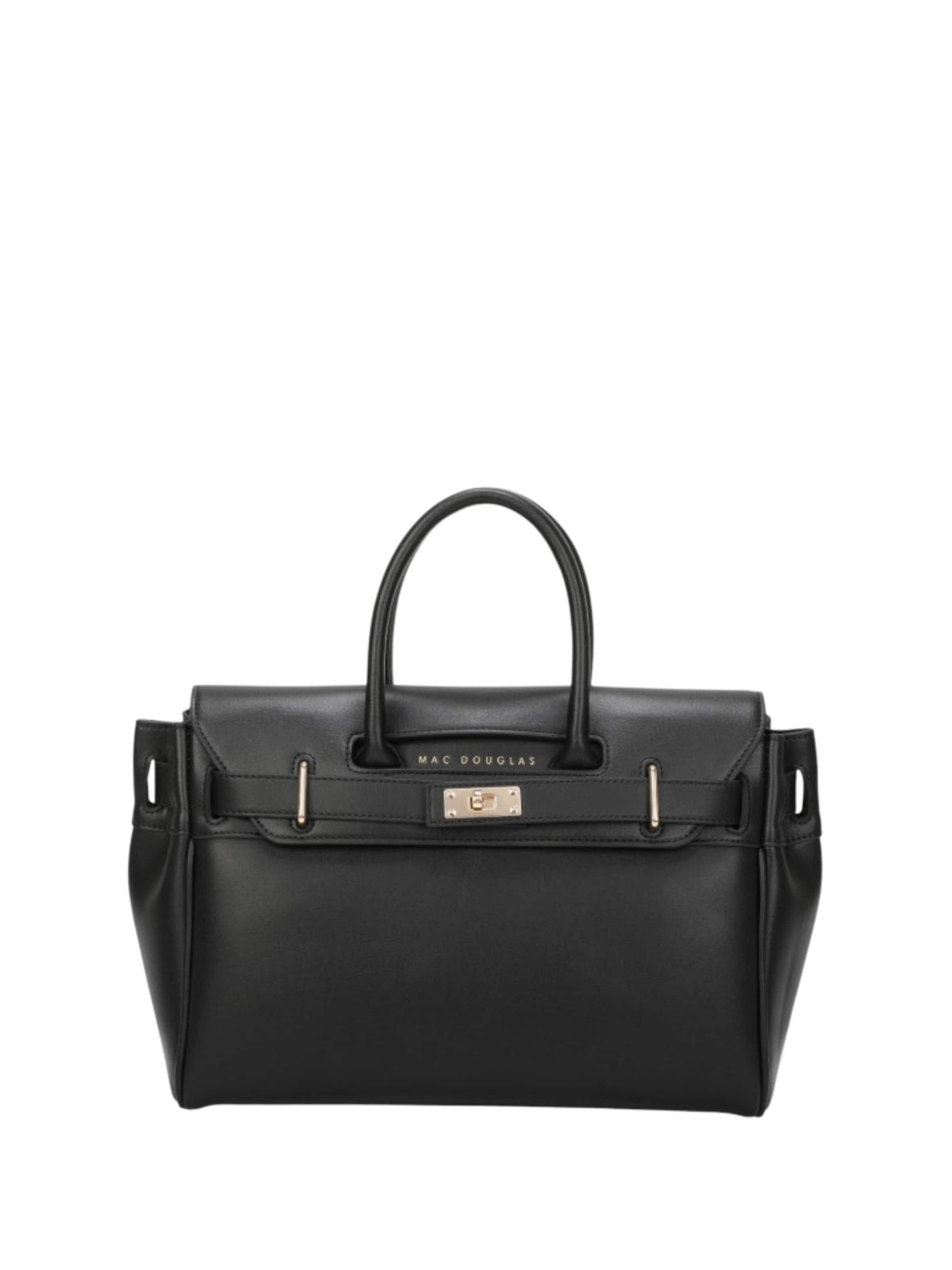 MAC DOUGLAS Handtas 'Mac Douglas Sacs À Main femme XS Pyla Mery Noir' in Zwart: voorkant