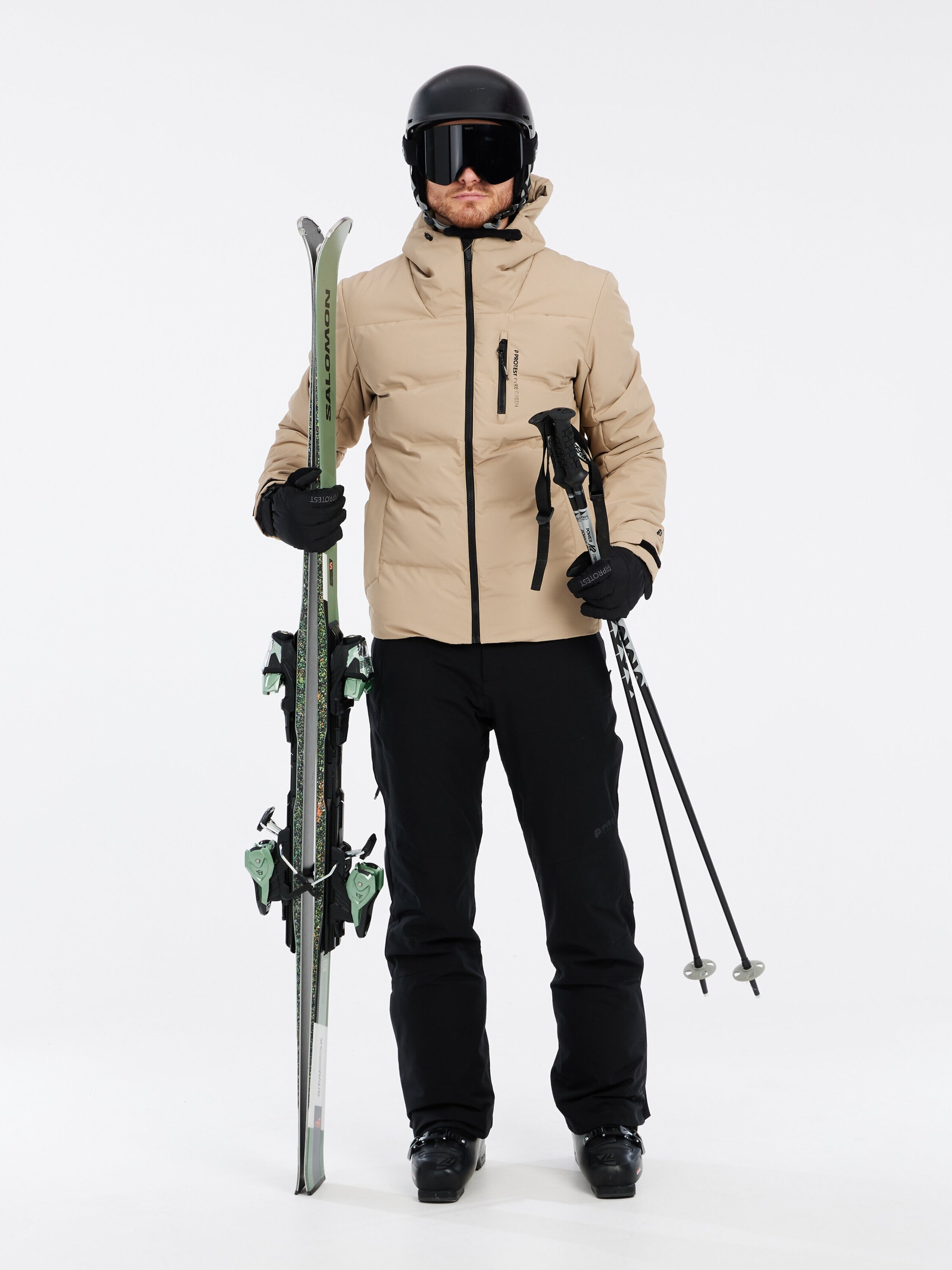 PROTEST Sports jacket 'PRTSUPERIOR24' in Brown
