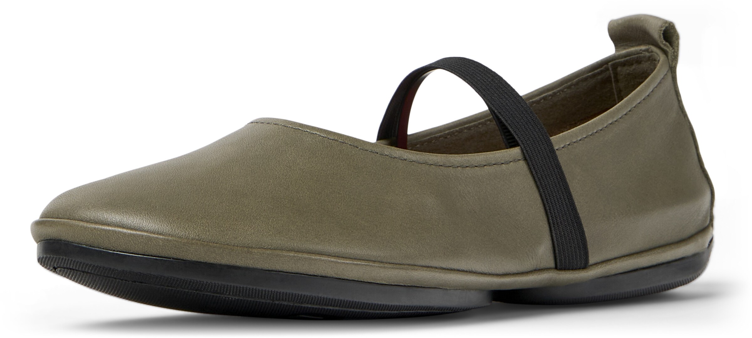 CAMPER Strap ballerina 'Right Nina' in Green: front