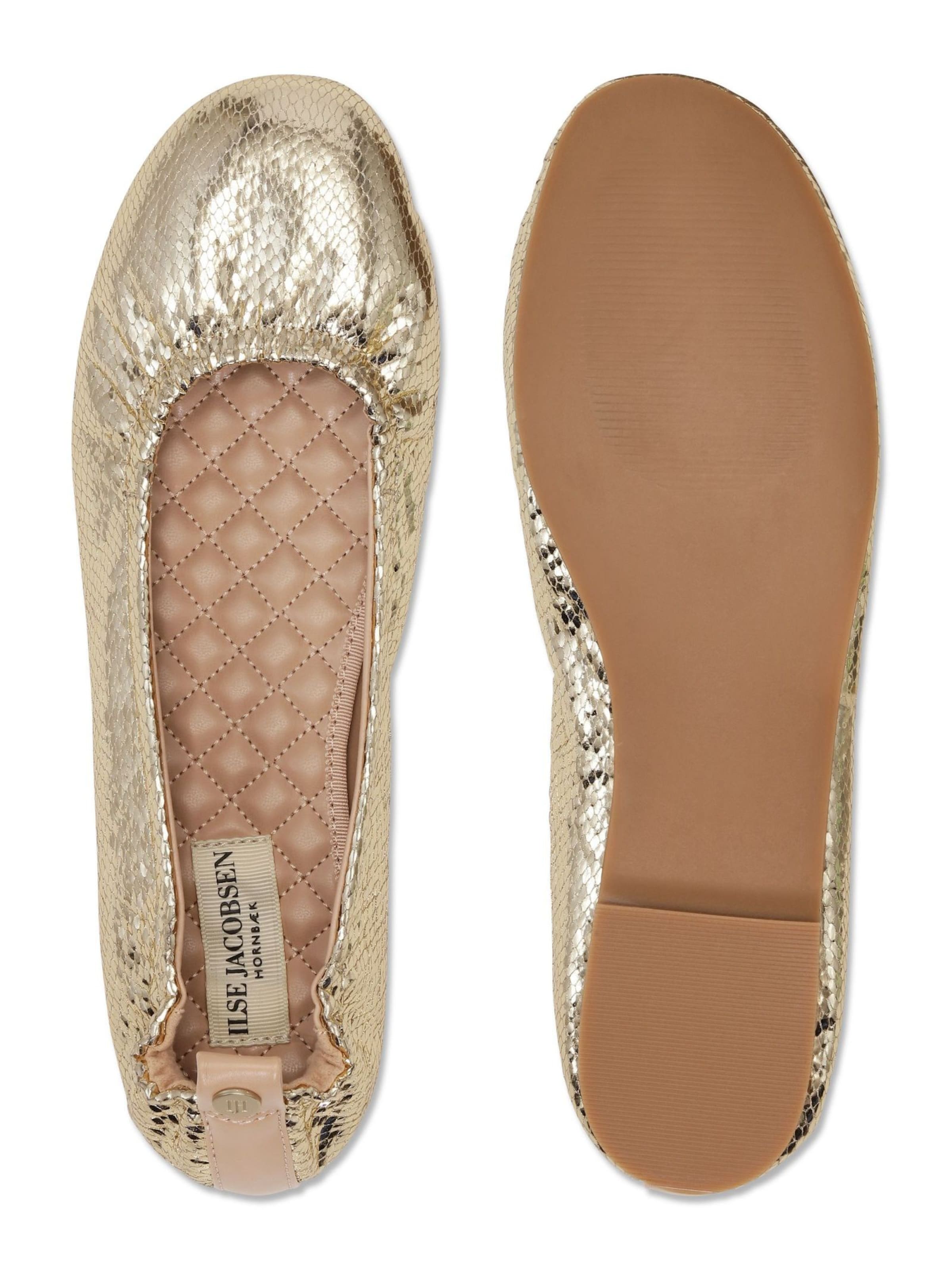 Ballerines 'Panora01' ILSE JACOBSEN en or