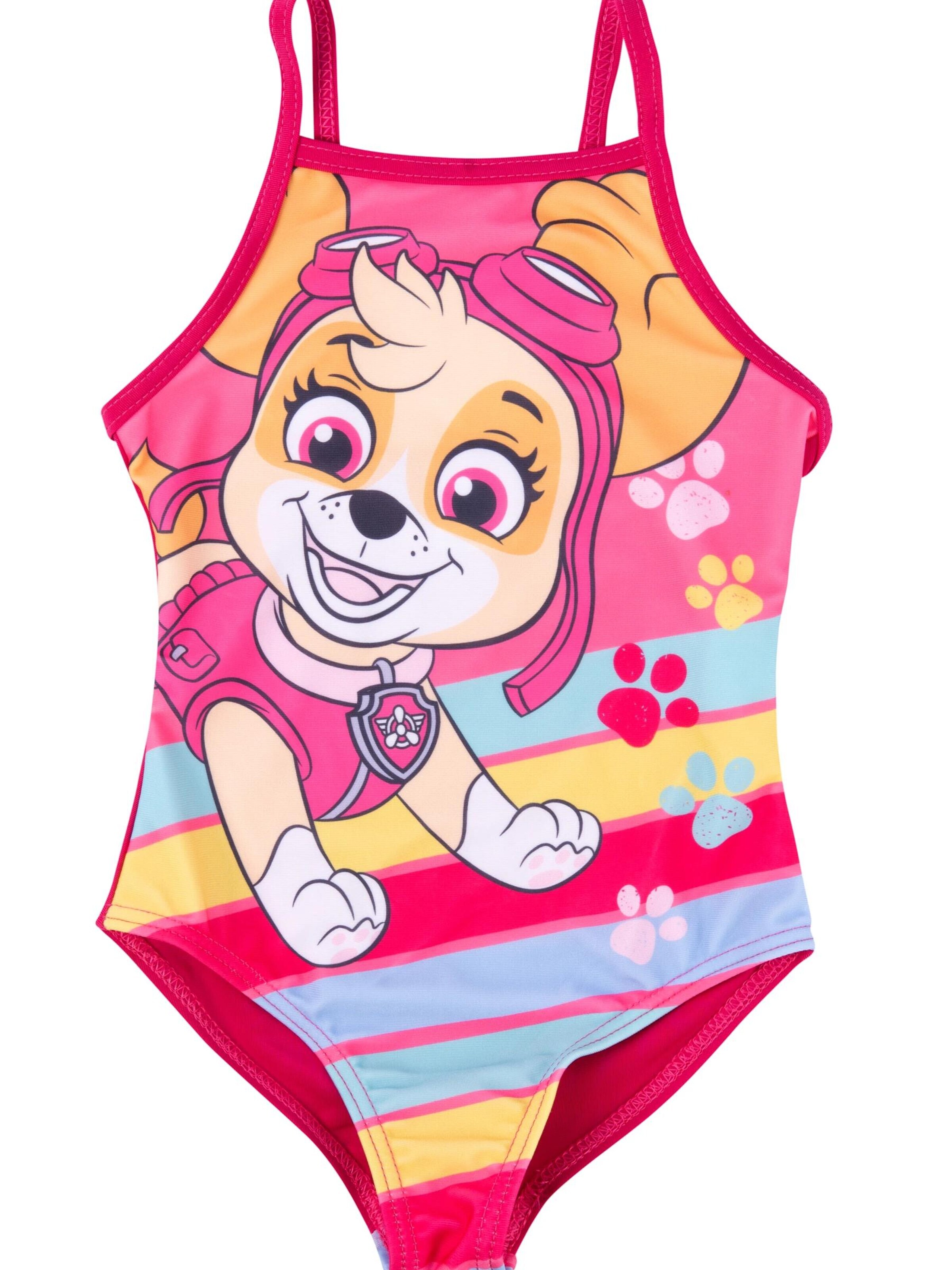 Paw Patrol Badeanzug 'Skye'‌‌‌‌‌‌‌‌‌‌ in Pink: Vorderseite