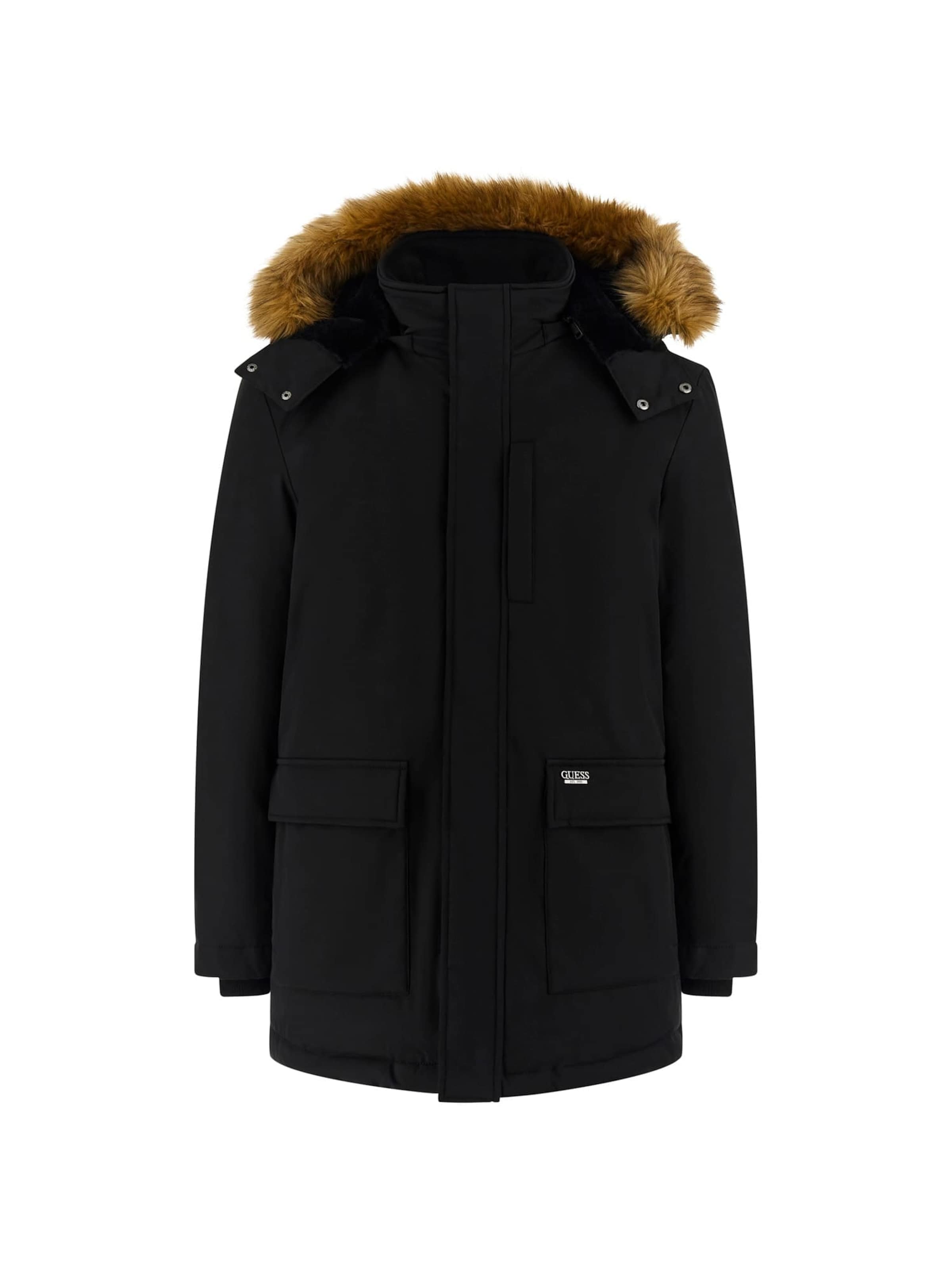 GUESS Parka in Schwarz: Vorderseite