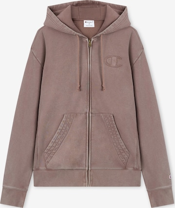 Champion Sweatjacke in Grau: Vorderseite