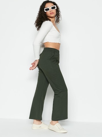 C&City Flared Pants in Green