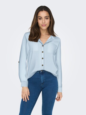 ONLY Blouse 'ONLYASMIN' in Blauw: voorkant