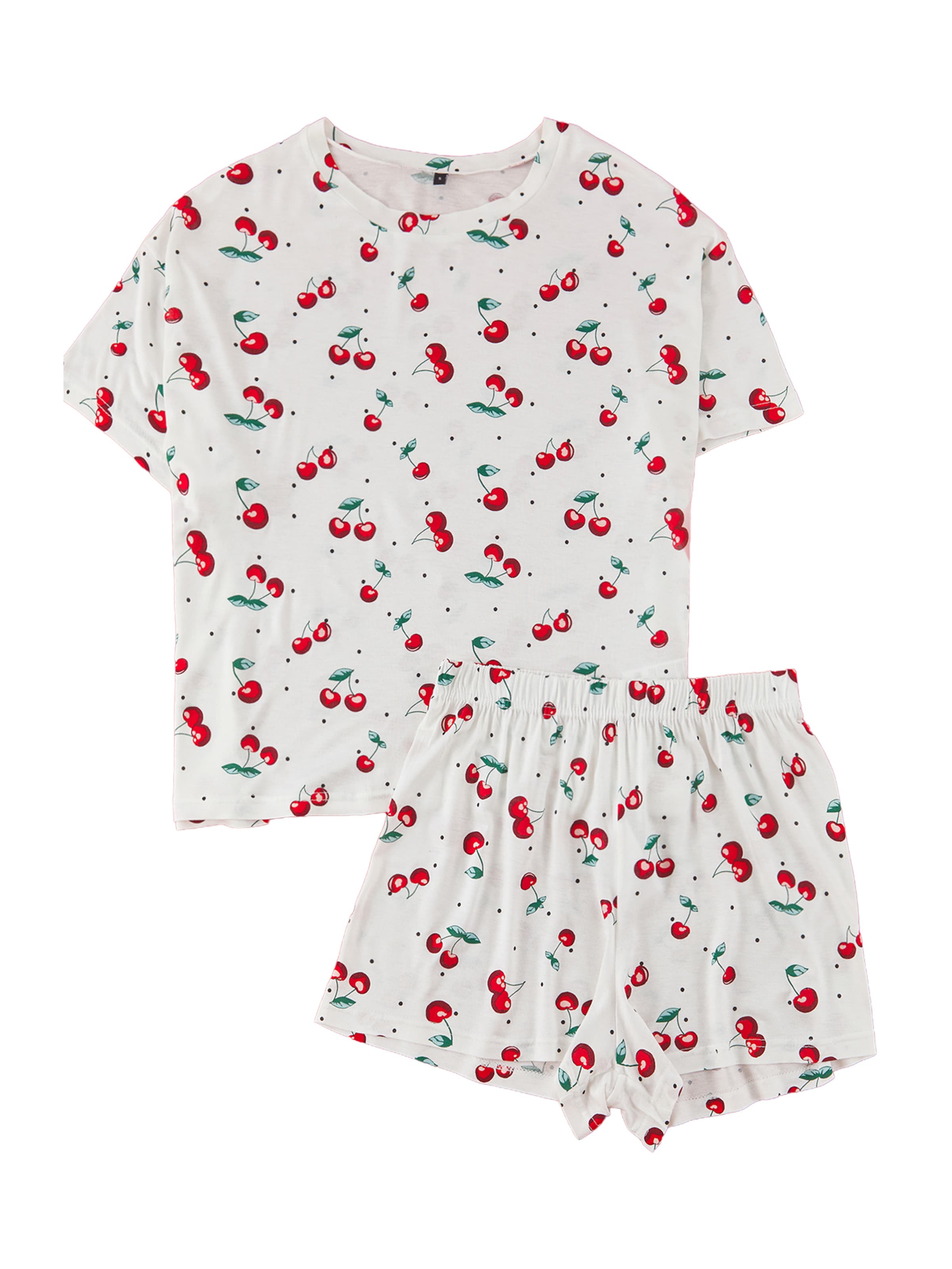 Trendyol Shorty en vert / rouge / blanc, Vue avec produit