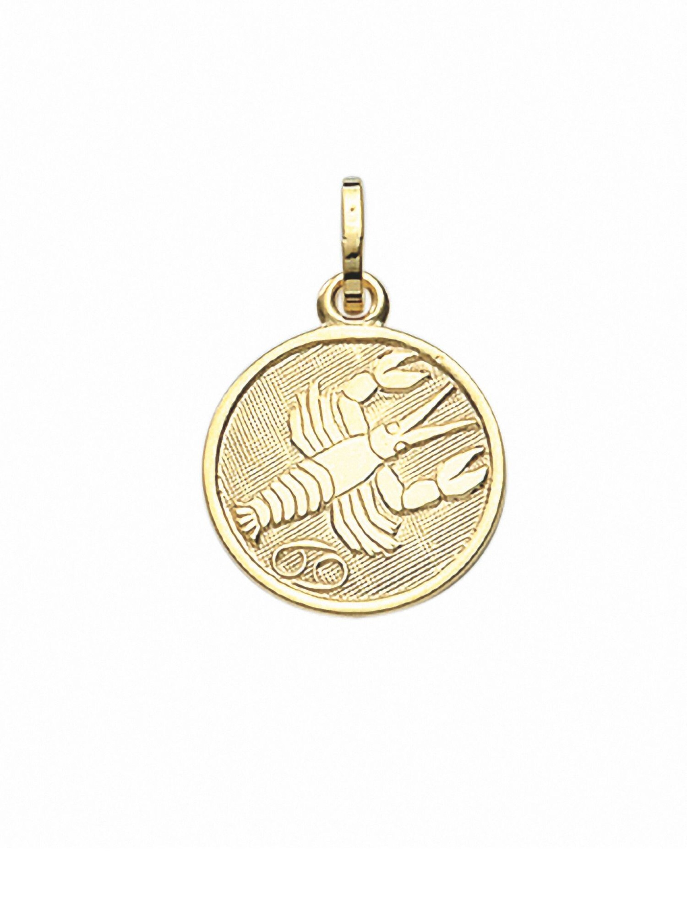 Adelia´s Pendant 'Krebs' in Gold: front