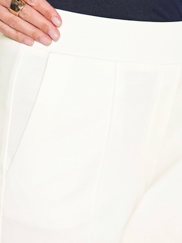 Regular Pantalon Goldner en blanc