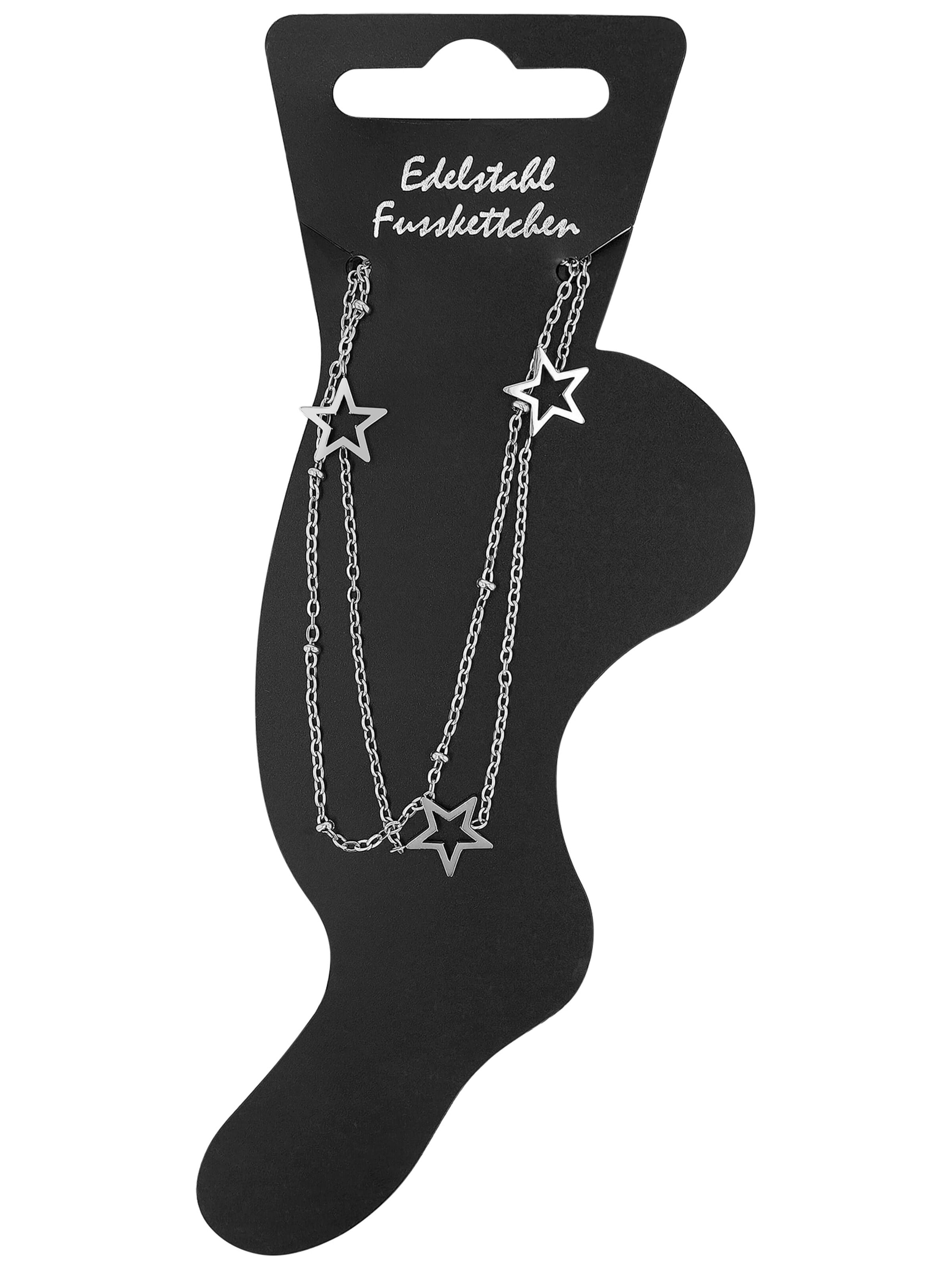 Akzent Fußschmuck 'Svea, langlebig'‌‌‌‌‌‌‌‌‌‌ in Silber