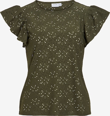 VILA Blouse 'VIKawa' in Groen: voorkant