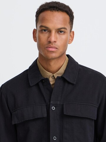 BLEND Übergangsjacke 'BHCuma Overshirt' in Schwarz