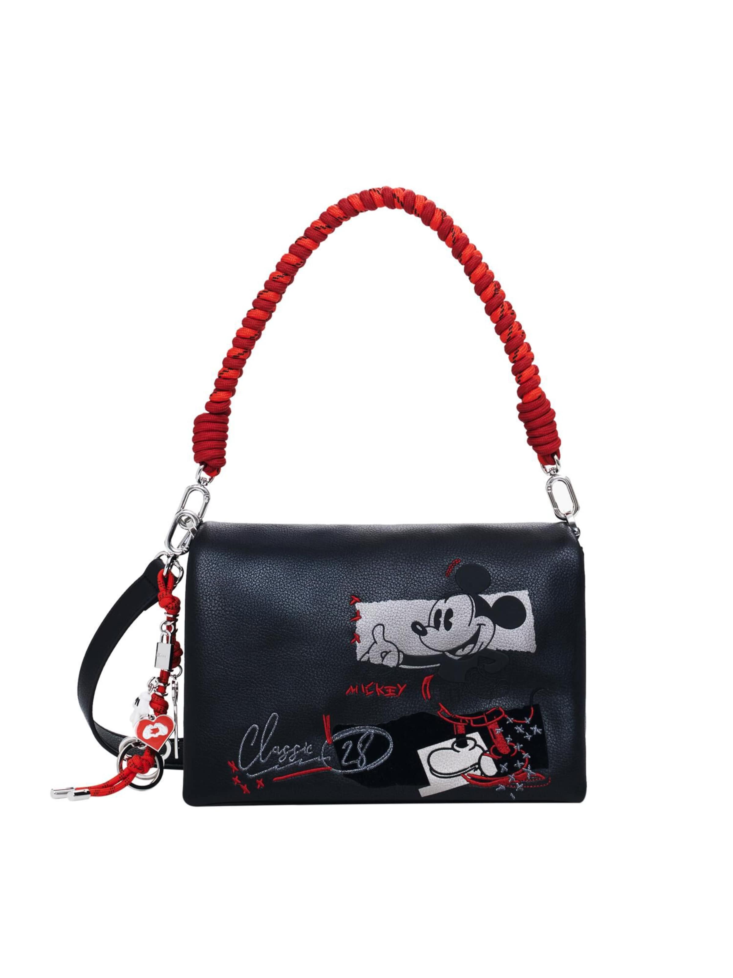 Desigual Umhängetasche 'Mickey Rock Dortmund' in Schwarz: Vorderseite