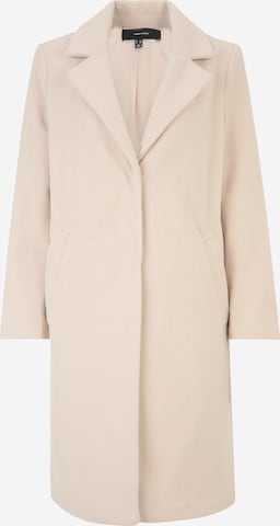 Vero Moda Petite Between-Seasons Coat 'STACEY' in Beige: front