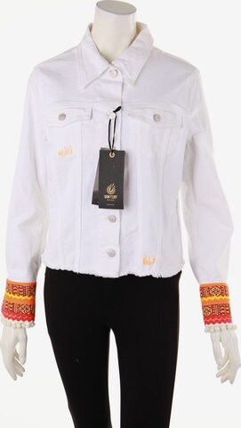 Don't Cry Jacket & Coat in L in White: front