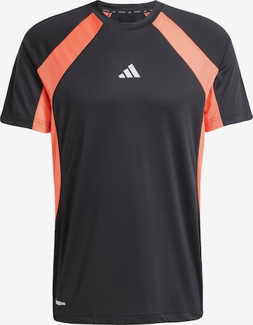 ADIDAS PERFORMANCETehnička sportska majica 'TECH APP' - crna boja: prednji dio