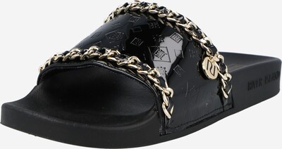 Saboți River Island pe auriu / negru, Vizualizare produs
