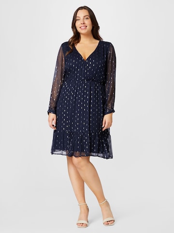 Robe 'Mette' ABOUT YOU Curvy en bleu : devant