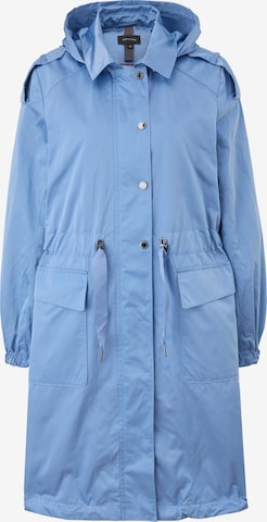 COMMA Between-seasons coat in Blue: front