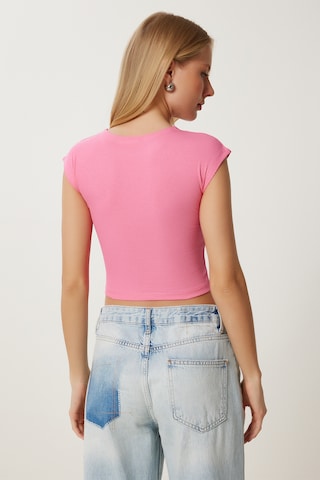 Happiness İstanbul Μπλουζάκι σε ροζ