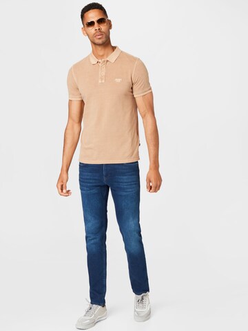 JOOP! Jeans Poloshirt 'Ambrosio' in Beige