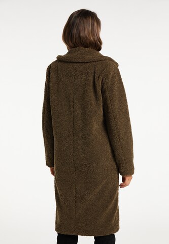 faina Between-Seasons Coat in Green