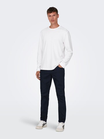 Only & Sons Slimfit Byxa 'Loom' i blå
