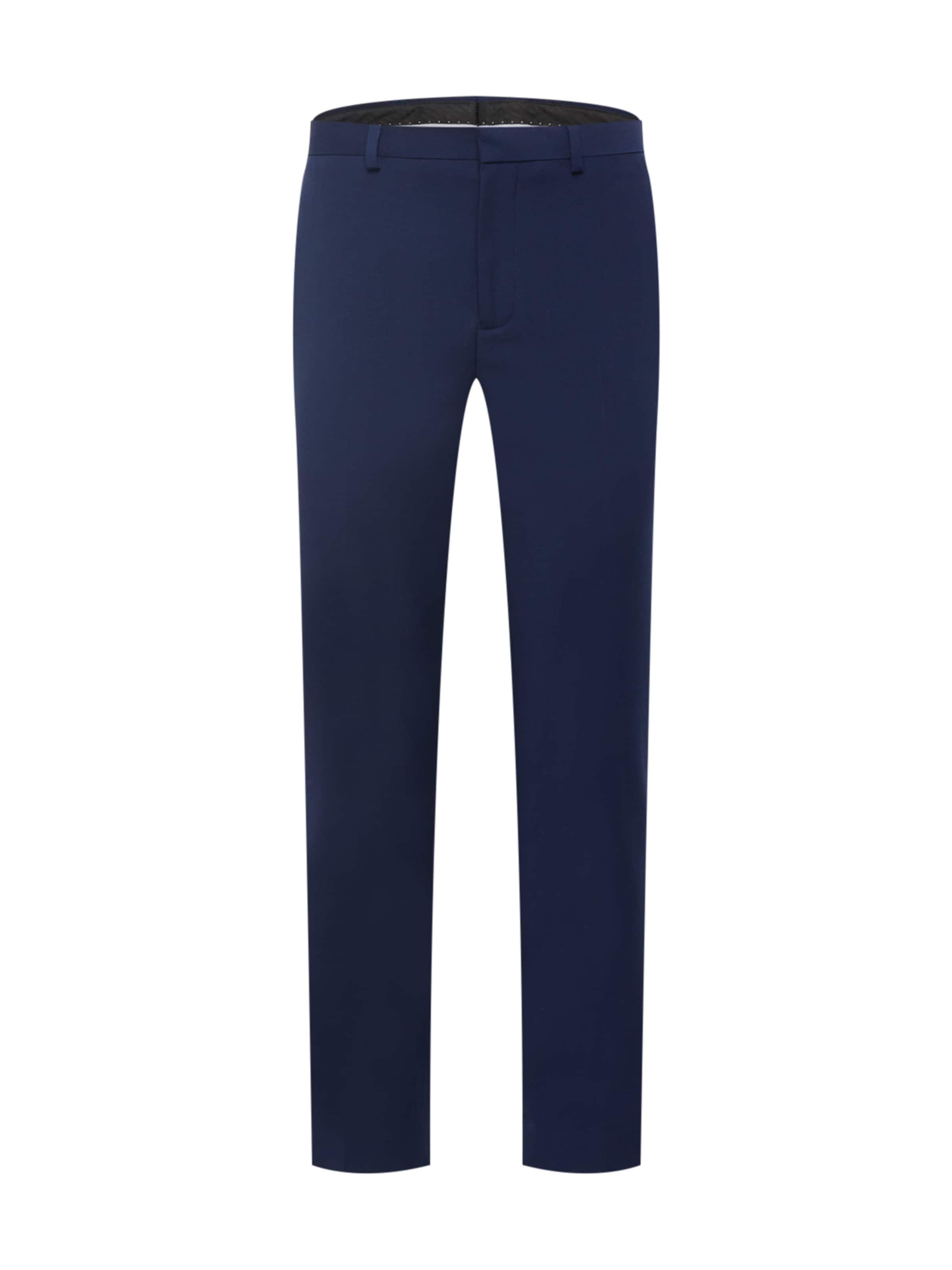 Coupe slim Pantalon chino BURTON MENSWEAR LONDON en bleu : devant