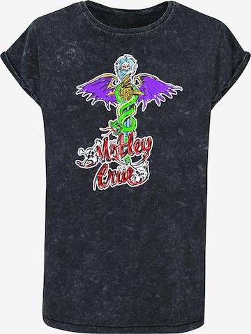 Merchcode Shirt 'Motley Crue - Dr Feel Good' in Zwart: voorkant