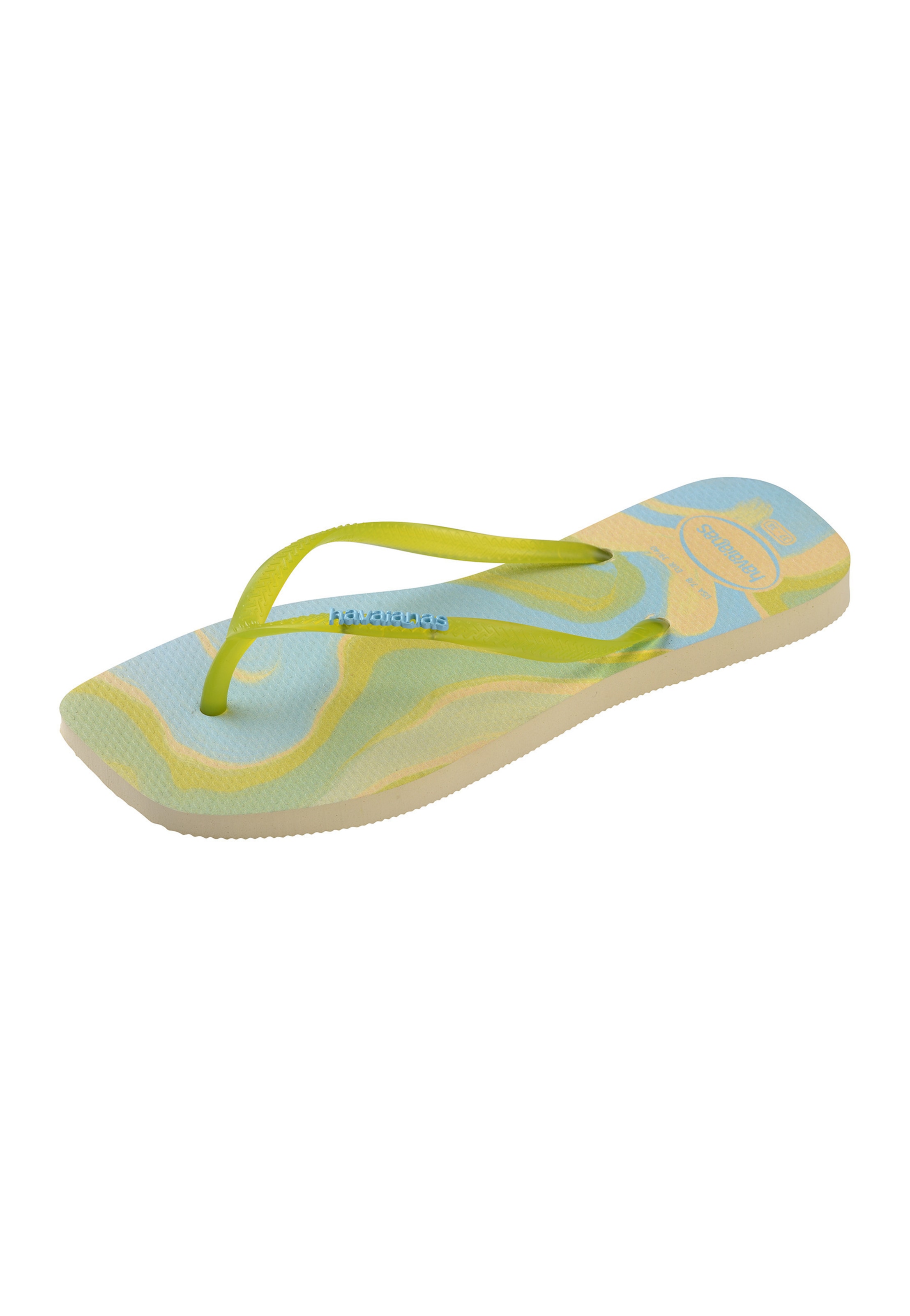 HAVAIANAS Žabky 'Square Jelly' – žlutá: přední strana