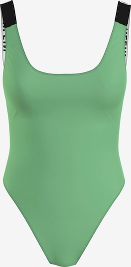 Calvin Klein Swimwear Swimsuit in Light green / Black / White, Item view