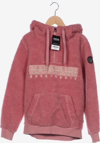 NAPAPIJRI Sweatshirt & Zip-Up Hoodie in S in Pink: front