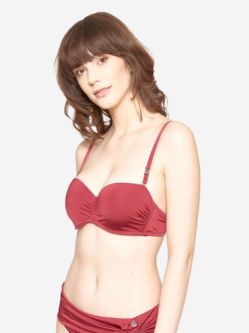 FÉRAUD PARIS Bikinitop ' Basic ' in Rood: voorkant
