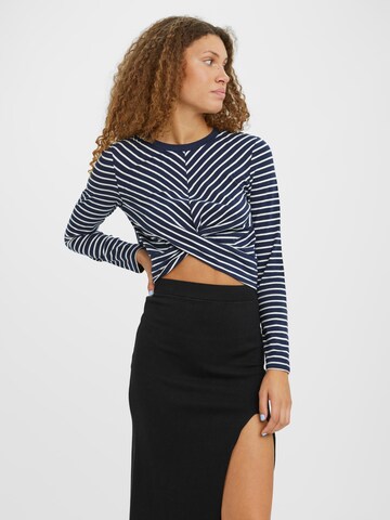 VERO MODA Majica 'LEXIE APRIL' | modra barva
