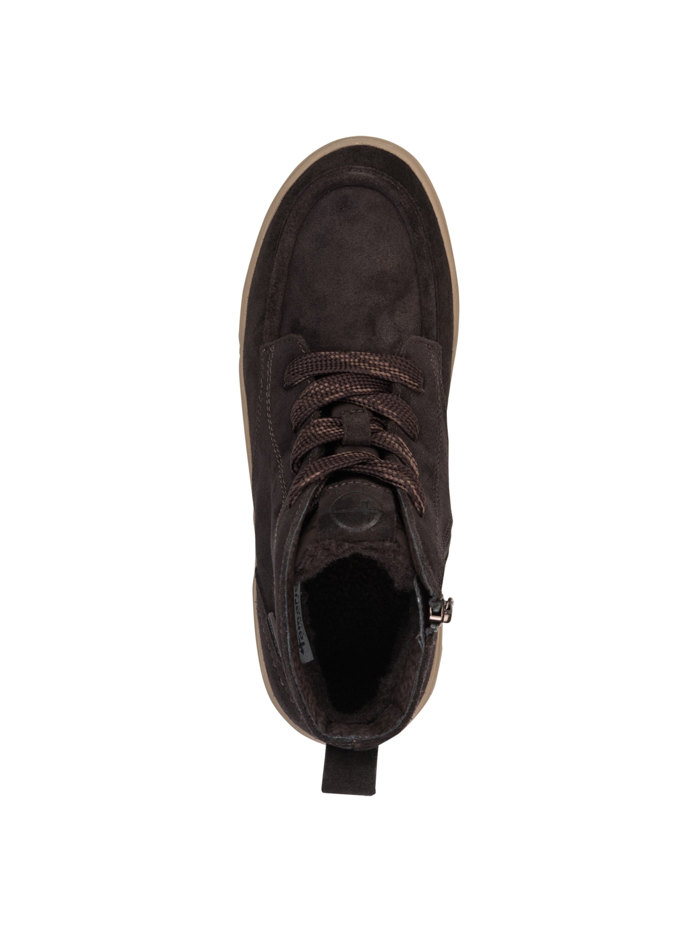 Tamaris Lace-up bootie in Brown