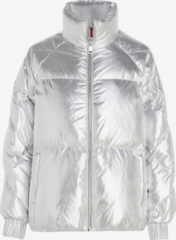 Veste mi-saison TOMMY HILFIGER en argent : devant