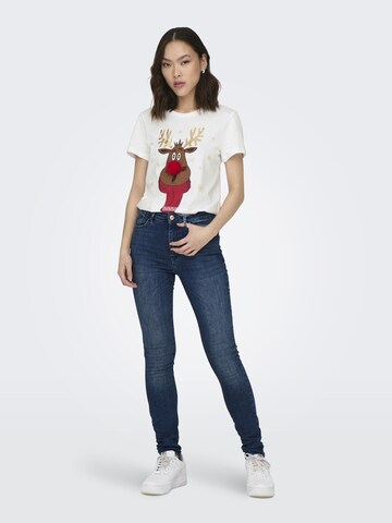 ONLY Shirt 'LYRSA' in Wit