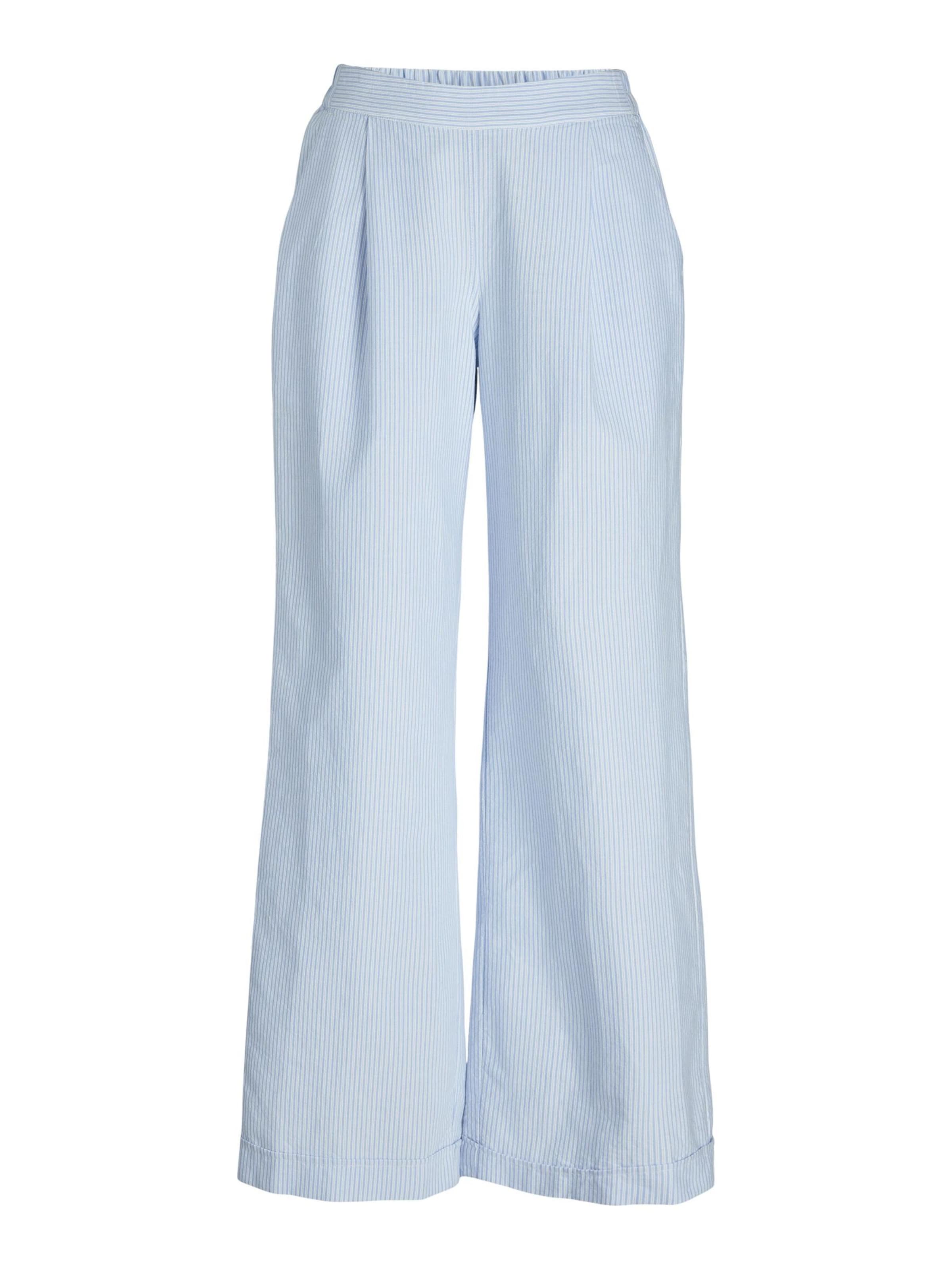 JJXX Bukser med lægfolder 'JXSiva' i blå: forside