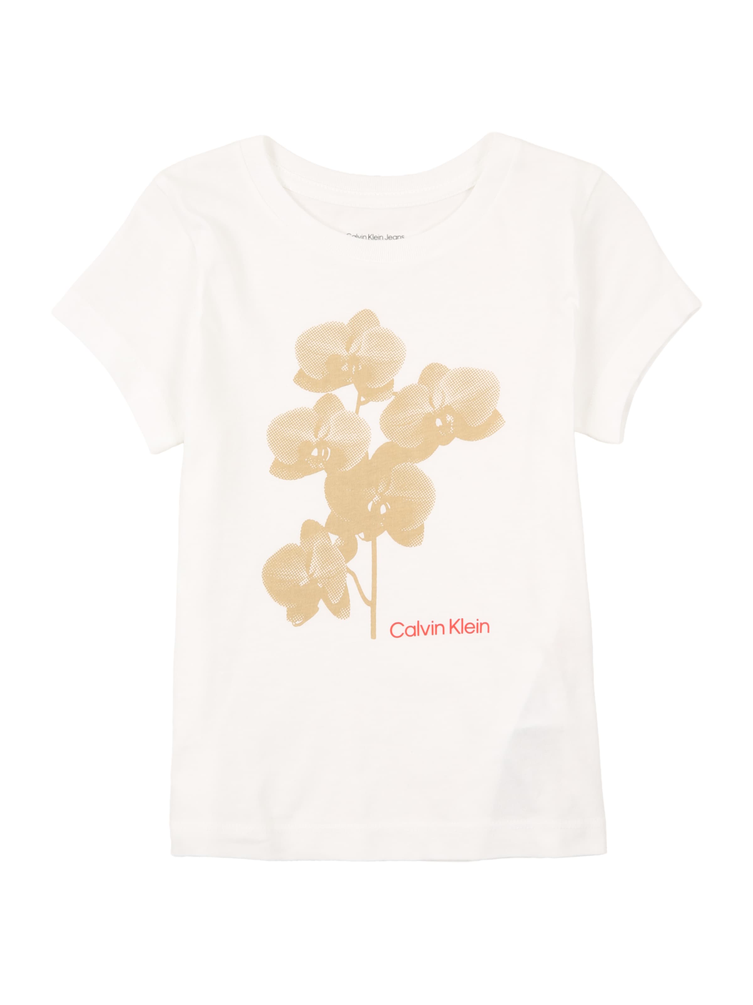 Calvin Klein Jeans Μπλουζάκι σε λευκό: μπροστά