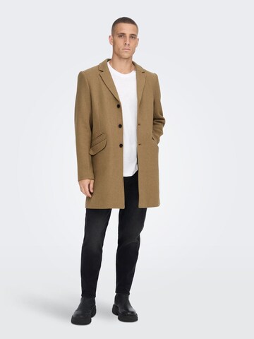 Only & Sons Overgangsfrakke 'Julian' i beige