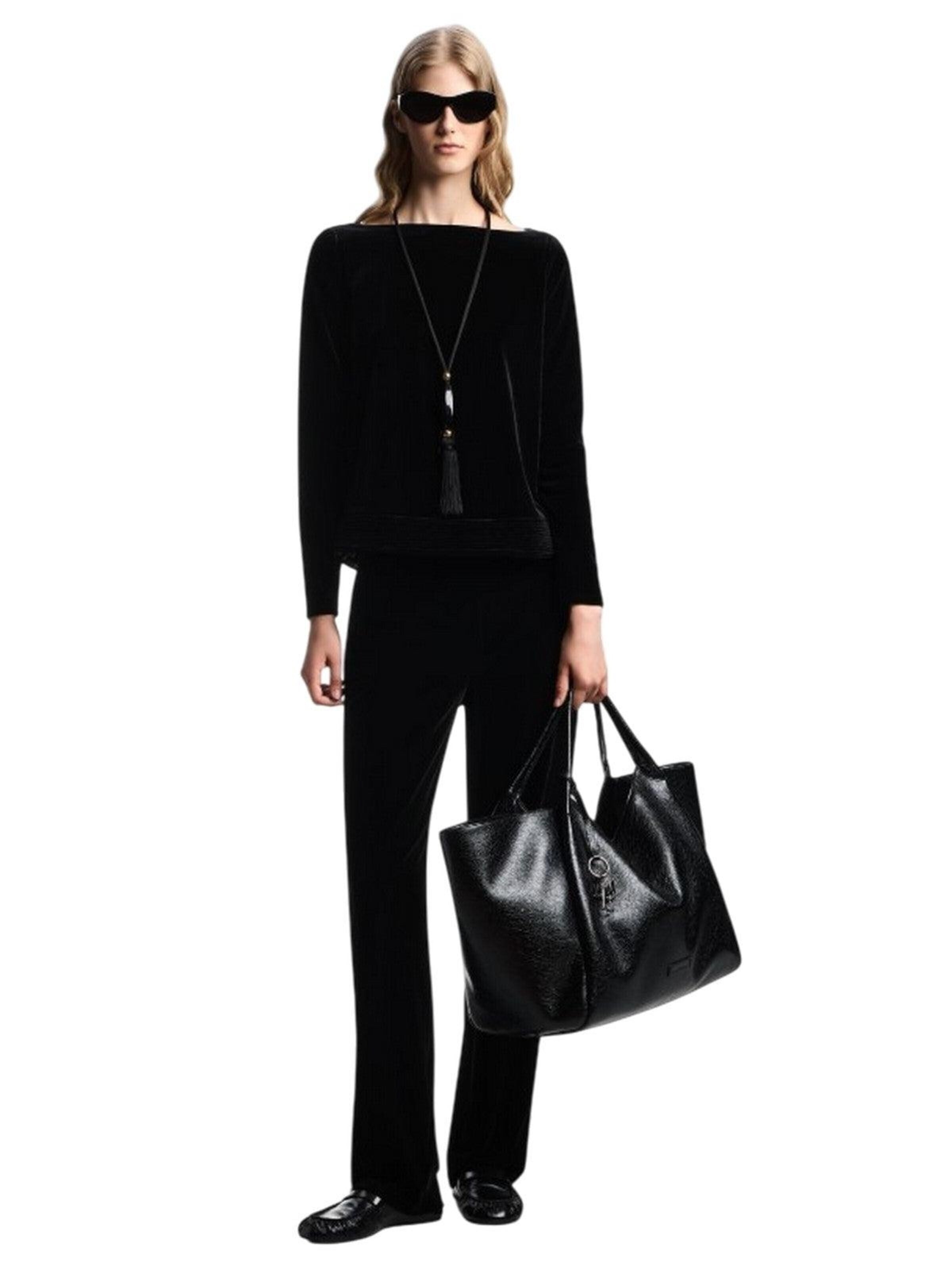 Emporio Armani - regular Pantalón en negro