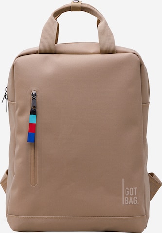 Got Bag Rucksack in Beige: predná strana