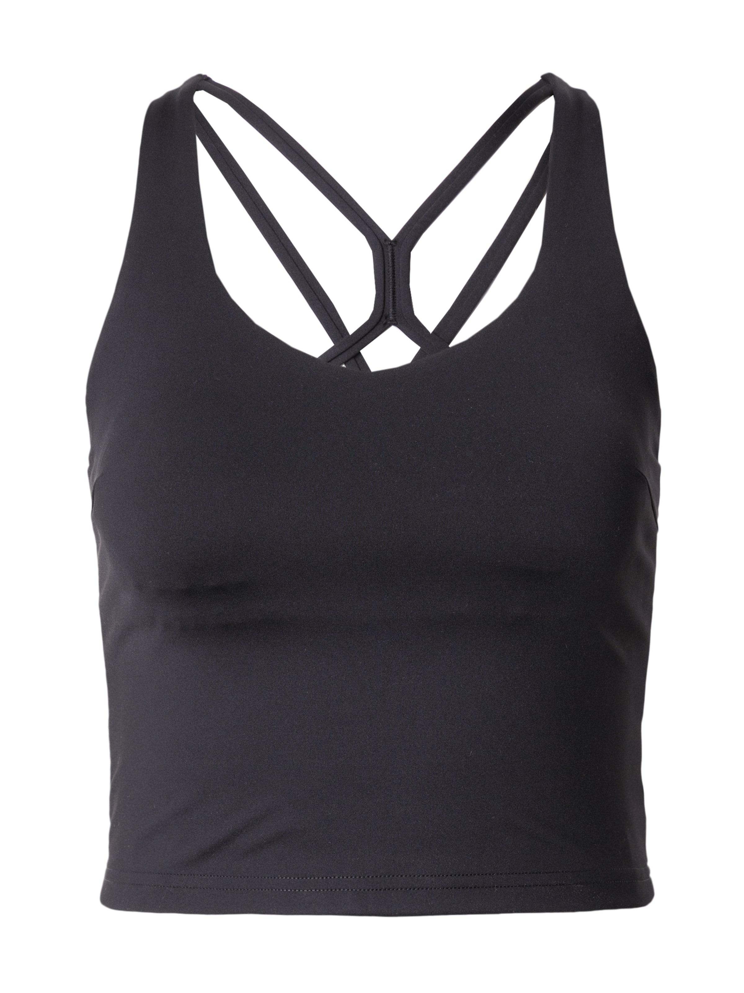 Top sportivo di Aim'n in nero: frontale