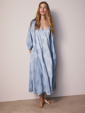 Next Morgenmantel in Blau: Vorderseite