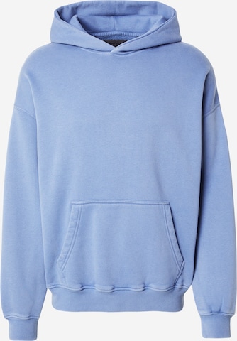 Abercrombie & FitchSweater majica 'ESSENTIAL' - plava boja: prednji dio