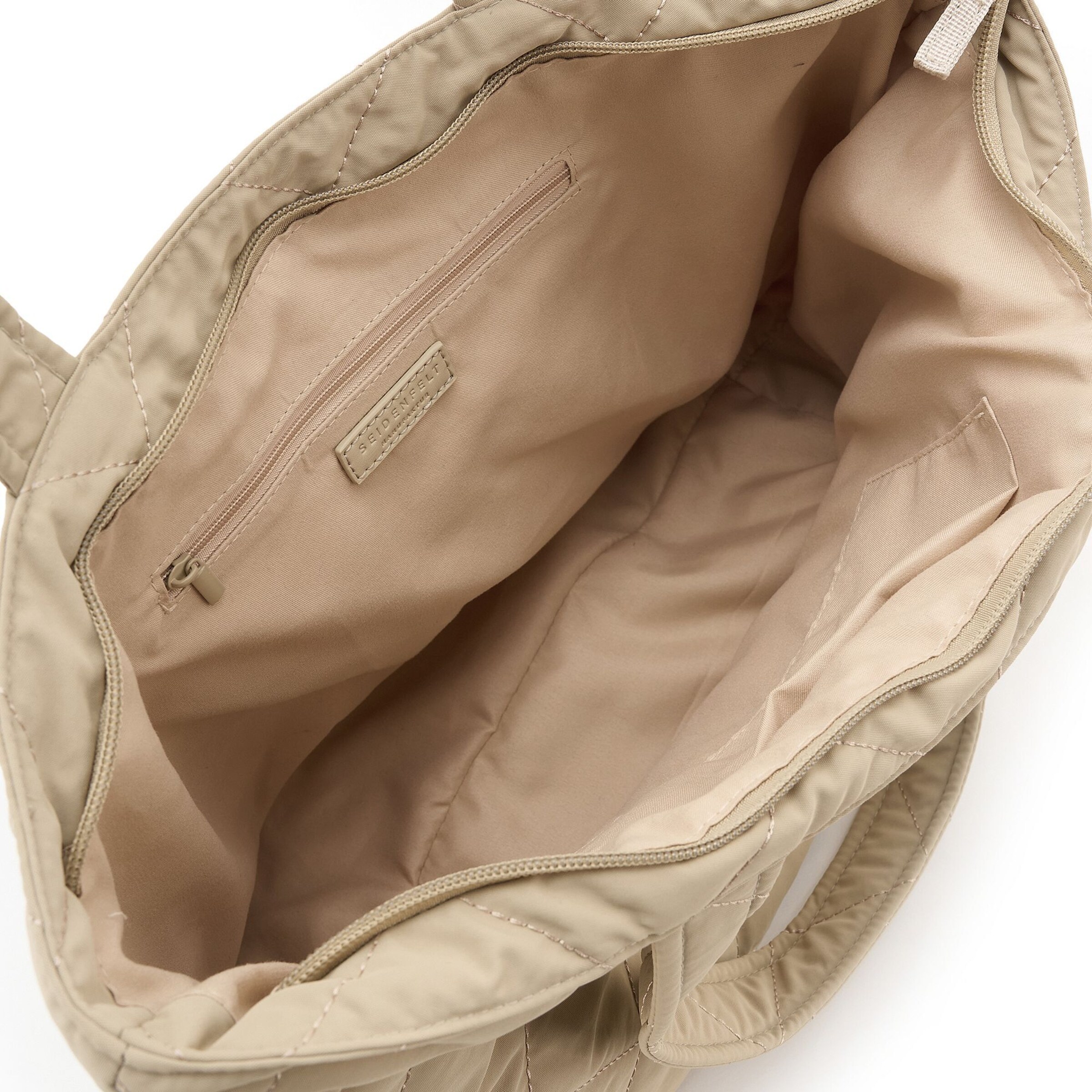 Cabas Seidenfelt en beige