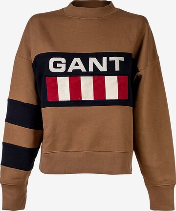 GANT Sweatshirt in Brown: front