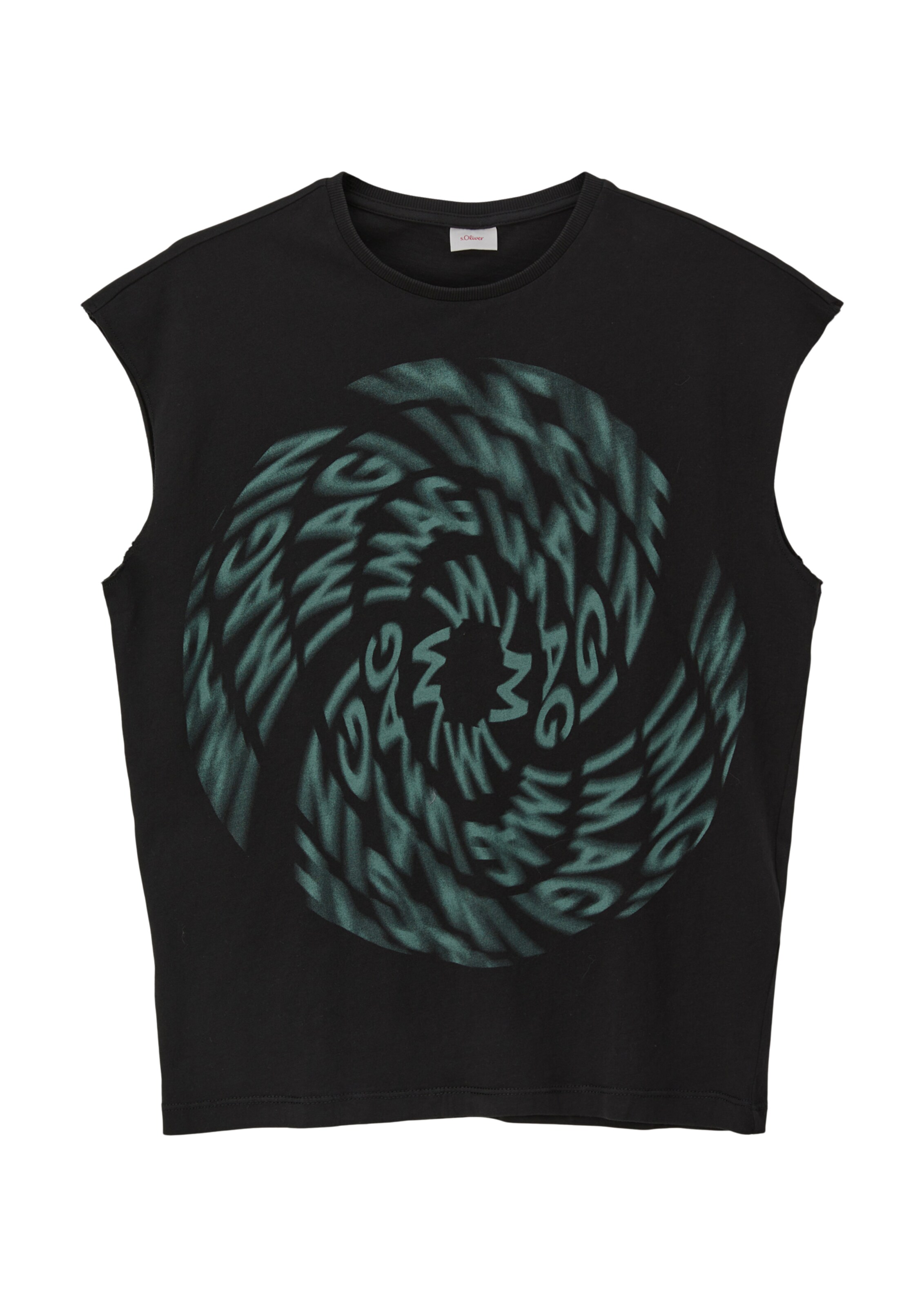 T-Shirt s.Oliver en noir : devant